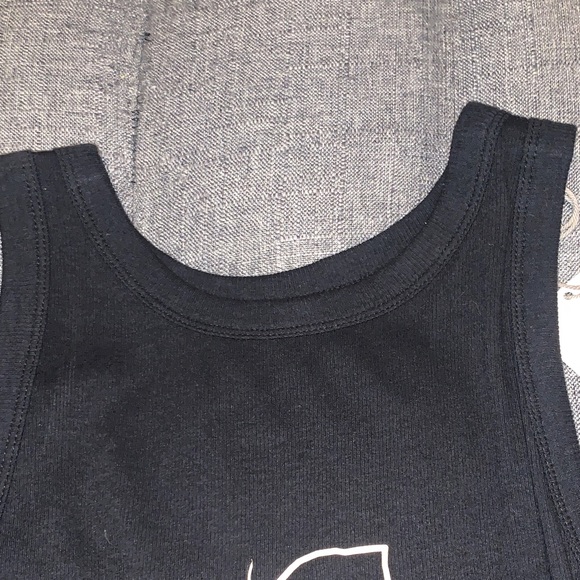 Handmade Designs on a new day brand Black Tank Top with Gold New York Design - Picture 4 of 10